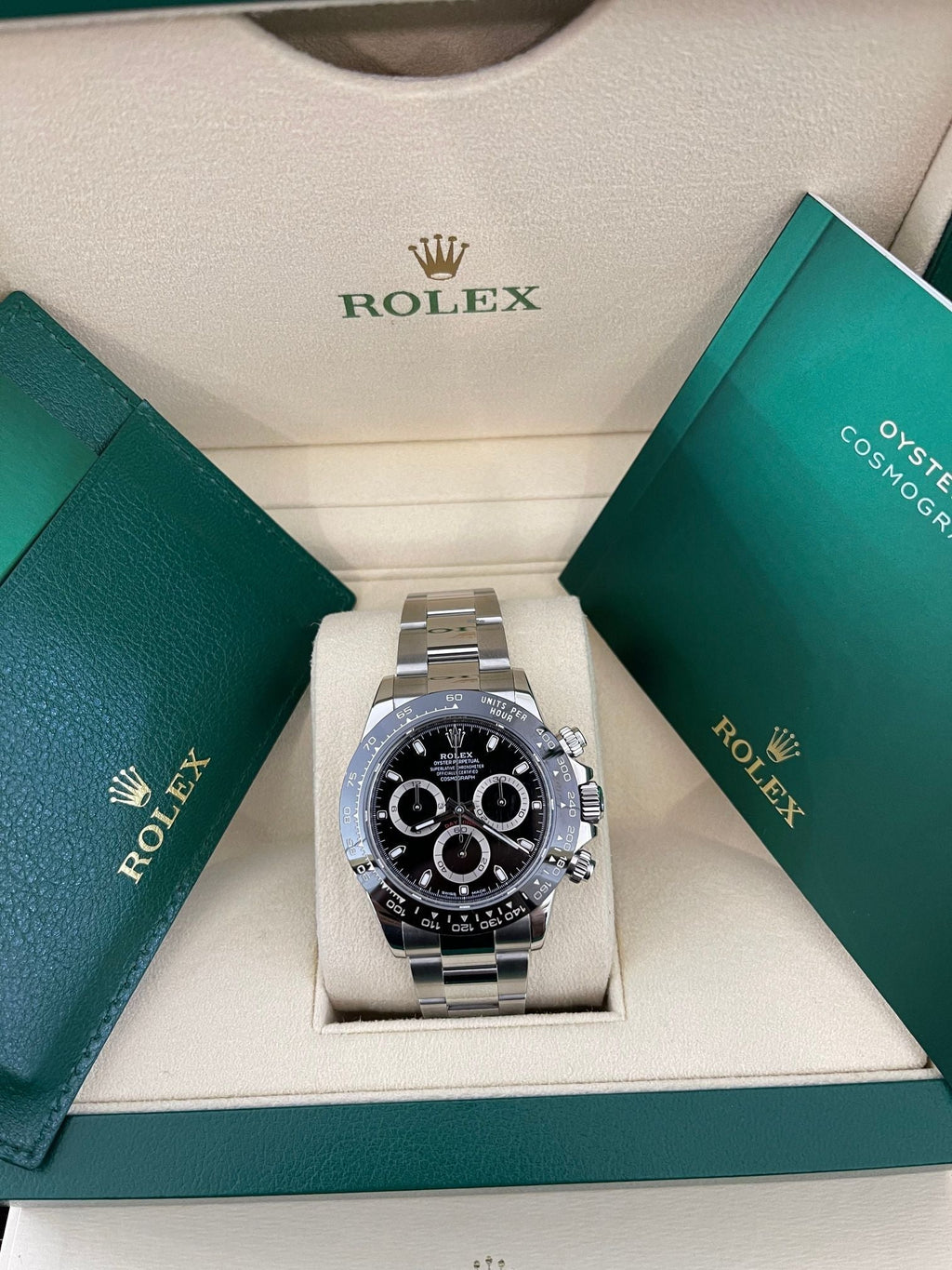 Daytona Black Oyster Steel Ref. 116500LN