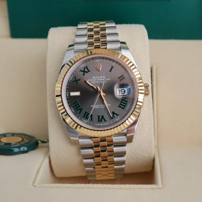 Datejust 41 Wimbledon Dial Two-Tone Jubilee