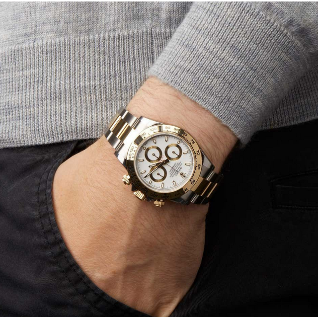 Daytona Two Tone Steel Yellow Gold