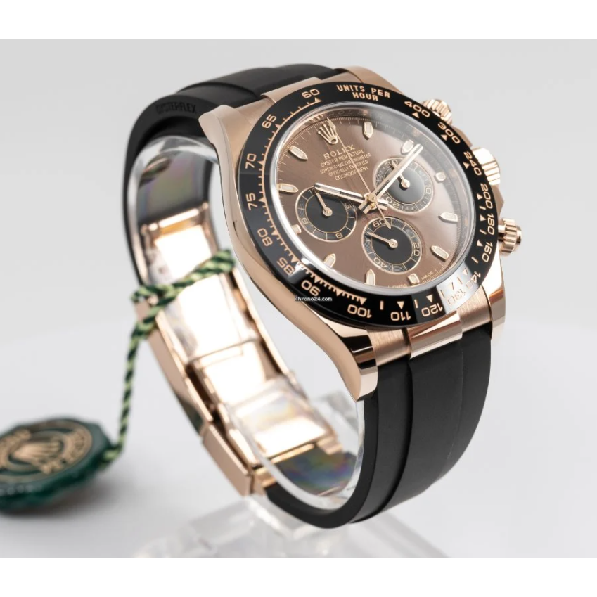 Daytona Rose Gold Chocolate Dial Black Ceramic Bezel