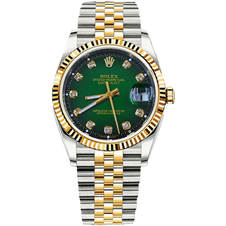 Day-Date 41 Gold Green Dial President Bracelet