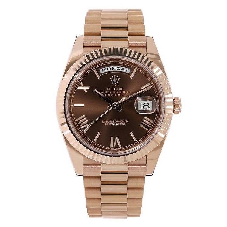 Day-Date 41 Chocolate Dial President Bracelet