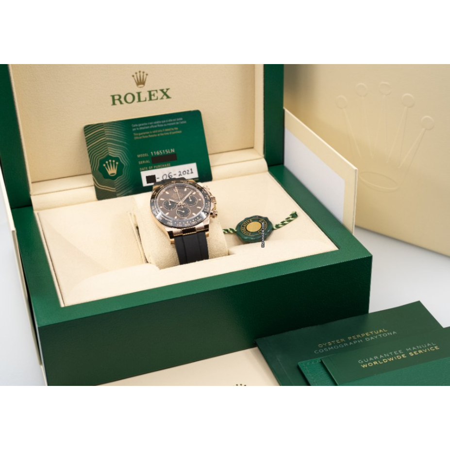 Daytona Rose Gold Chocolate Dial Black Ceramic Bezel