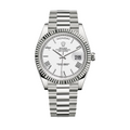 Day-Date 40mm White Gold White Dial President