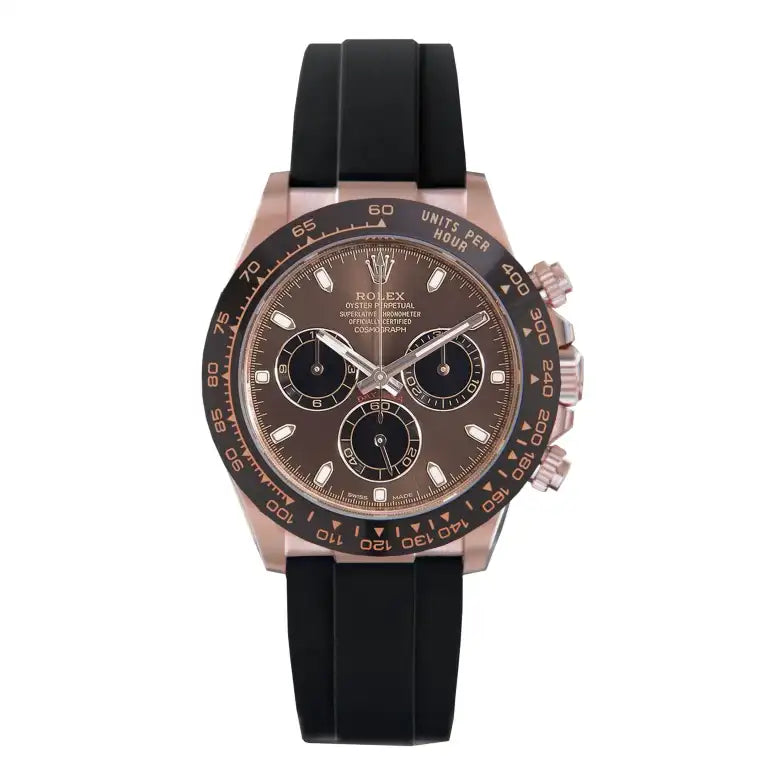Daytona Rose Gold Chocolate Dial Black Ceramic Bezel