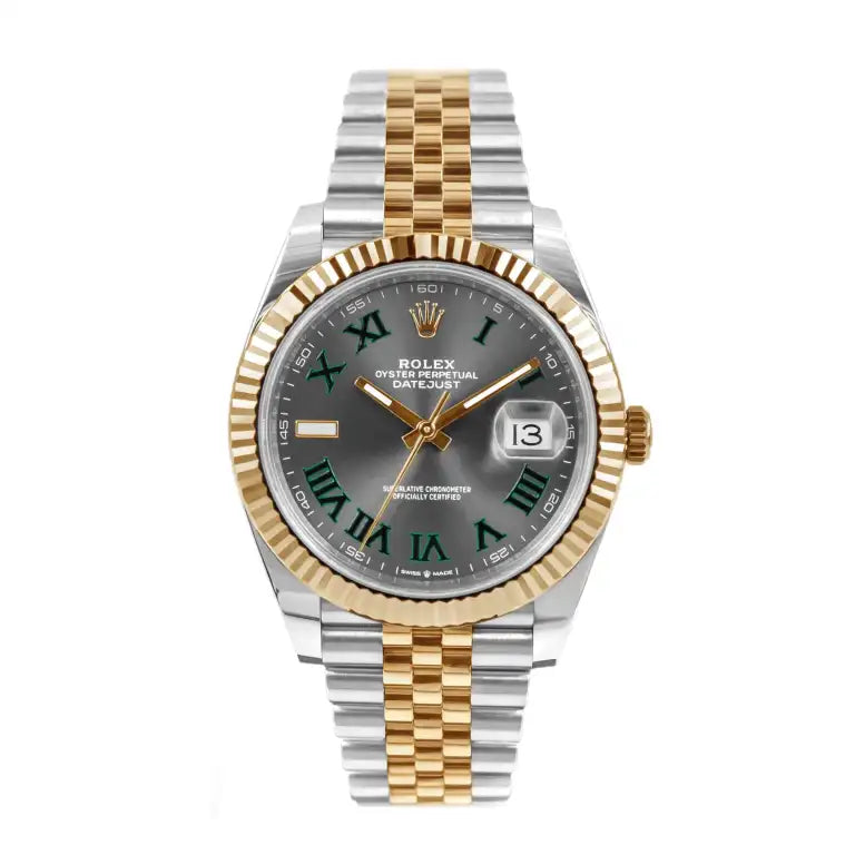 Datejust 41 Wimbledon Dial Two-Tone Jubilee