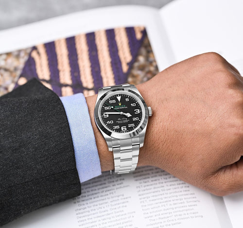 Air-King — Black Dial Steel