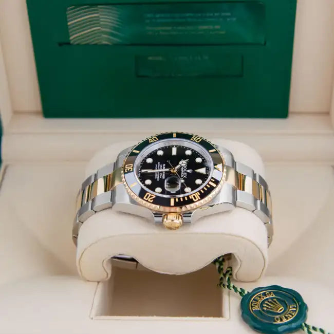 Submariner Date Black Dial Two Tone Gold
